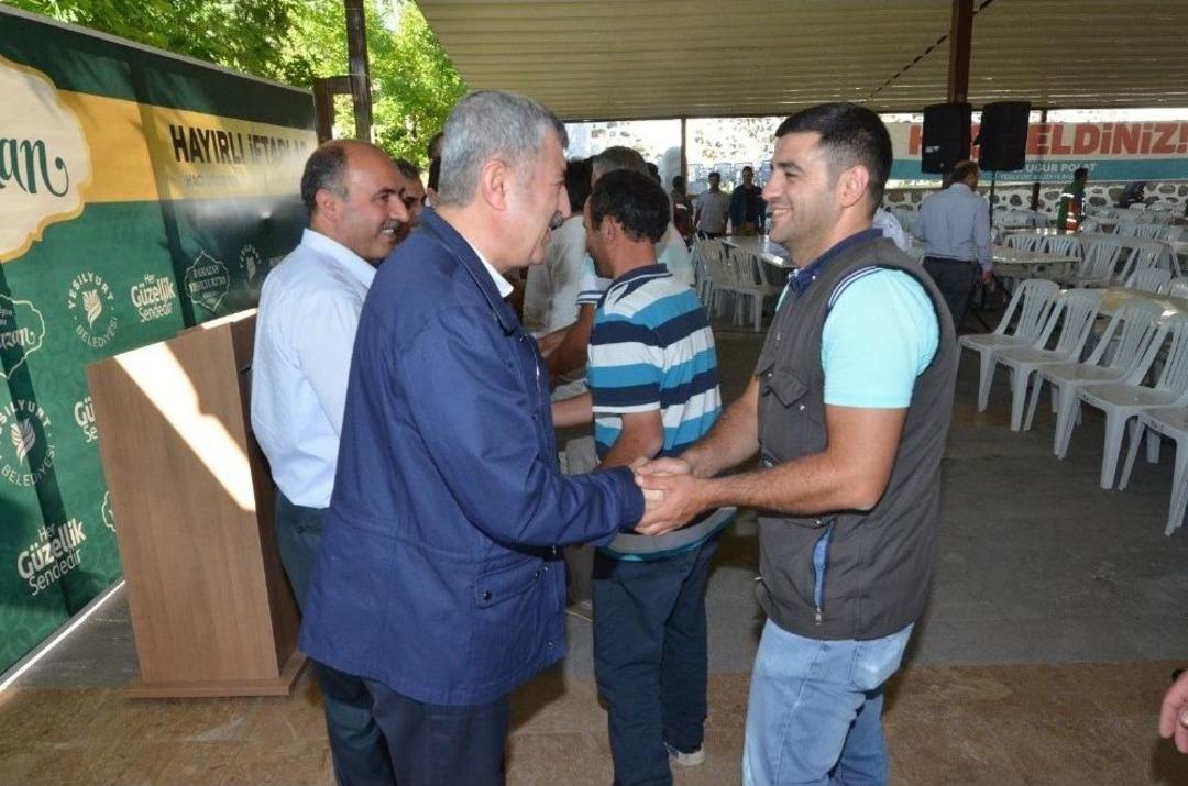 Bakan T&uuml;fenkci Yeşilyurt Belediyesi Personel Bayramlaşmasına Katıldı