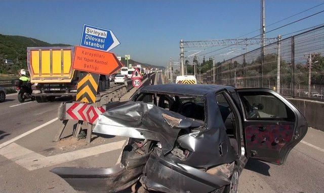 Kocaeli’de Trafik Kazası: 2 Yaralı