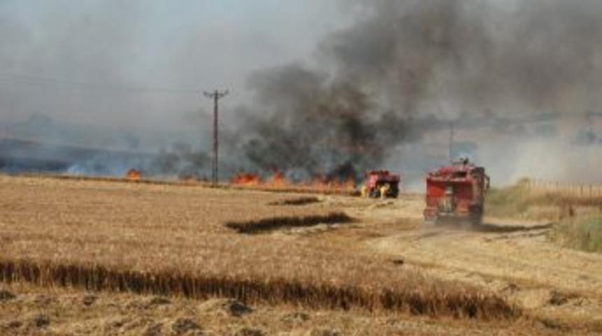 Ekili Alanda Yangın &Ccedil;ıktı