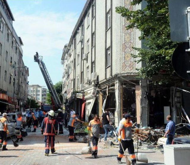 Fotoğraflar//bakırköy'deki Patlama; Hasar Tespit Çalışması Sürüyor