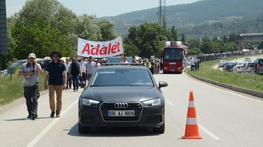 Chp Heyeti, 10. G&uuml;nde İlk Mola Yerine Ulaştı