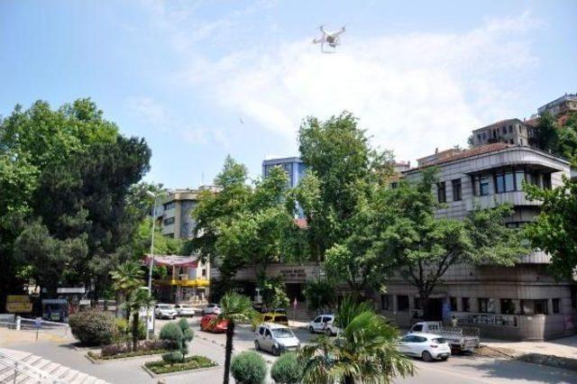 Zonguldak'ta 'drone'lu Trafik Denetimi