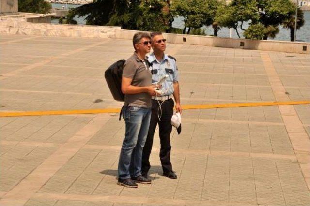 Zonguldak'ta 'drone'lu Trafik Denetimi