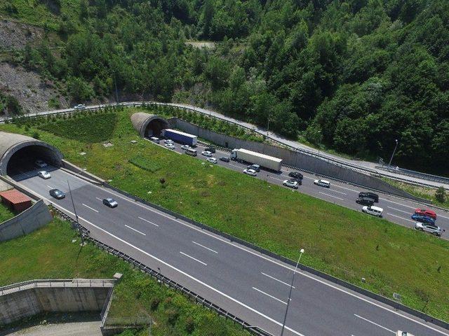 Bayram Trafiği Drone’la Görüntülendi