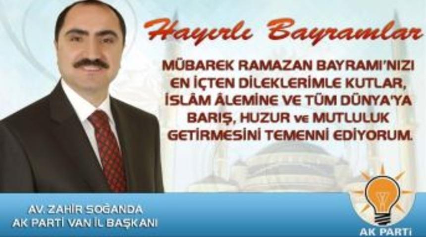 Başkan Soğanda&rsquo;nın Ramazan Bayramı Mesajı