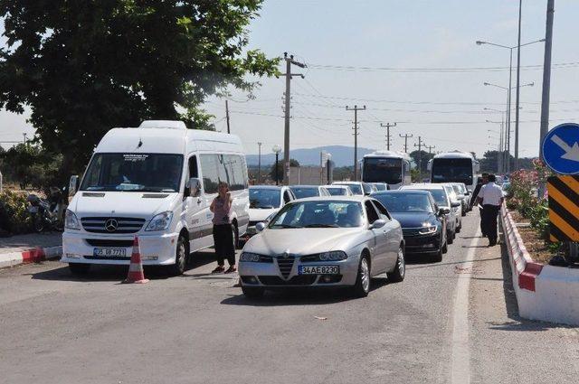 Çanakkale İskelelerinde Araç Yoğunluğu