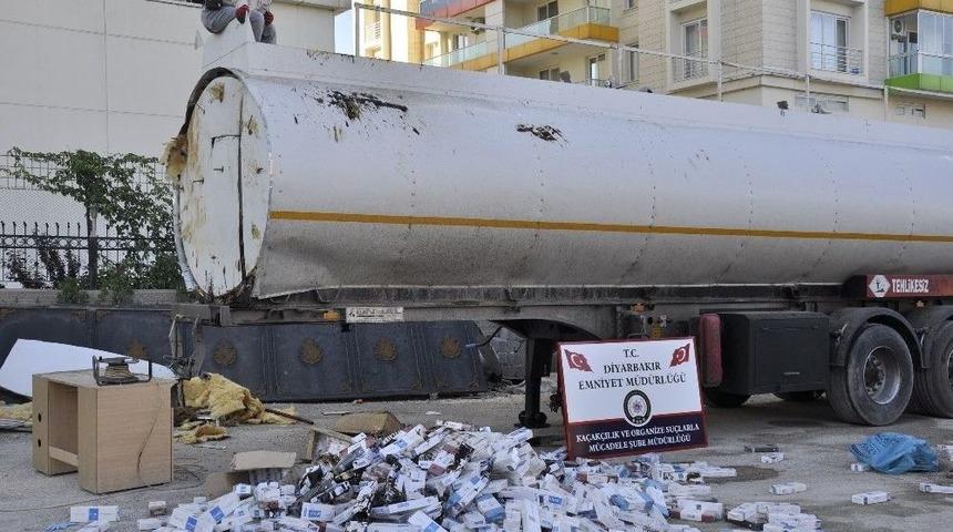 Diyarbakır&rsquo;da 200 Bin Paket Ka&ccedil;ak Sigara Ele Ge&ccedil;irildi