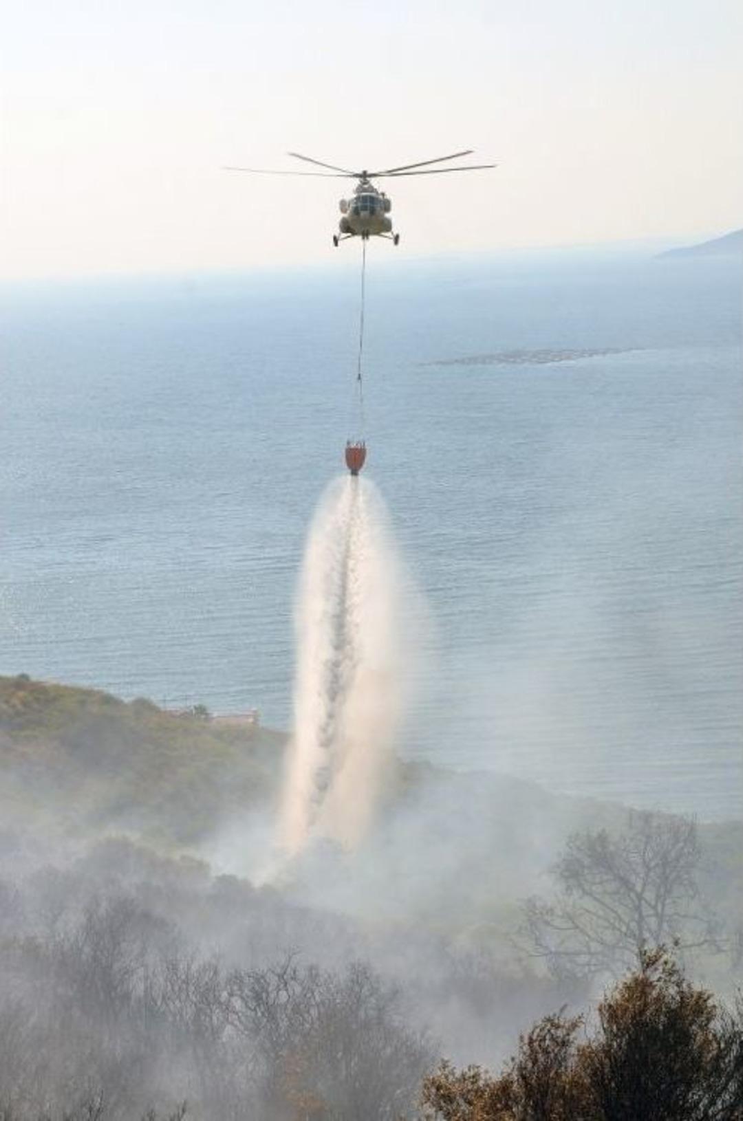 Milas&rsquo;ta Makilik Alanda Yangın