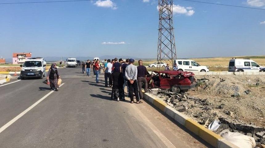 Uşak&rsquo;ta Trafik Kazası; 1 &Ouml;l&uuml;, 3 Yaralı