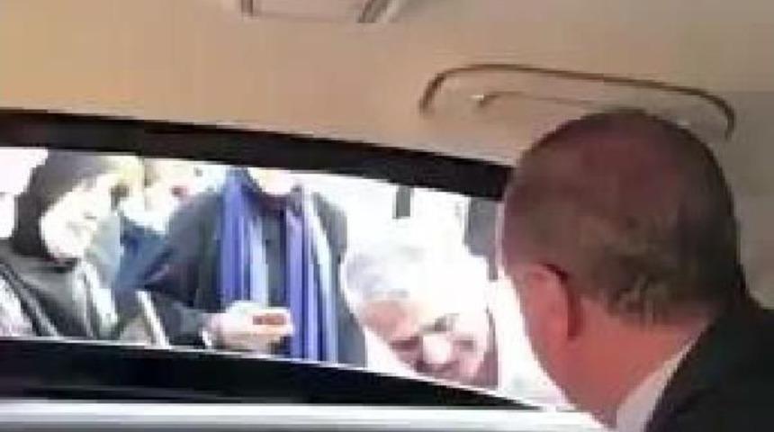 Konvoyu Durdurup Cumhurbaşkanı Erdoğan'ı Iftara Davet Etti