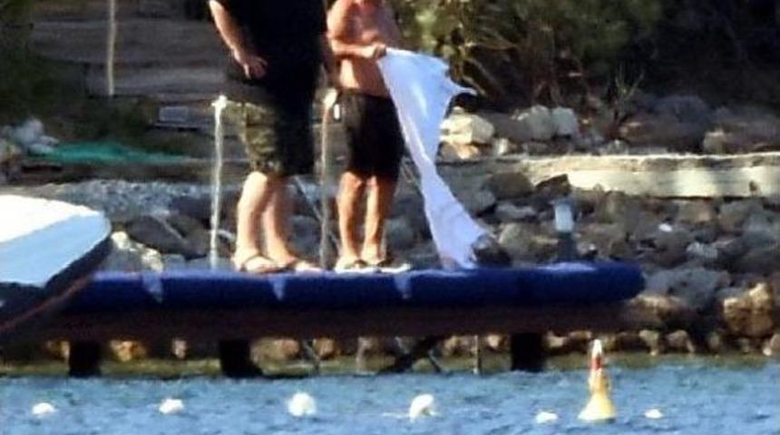 Terim, Ailesiyle Bodrum'da