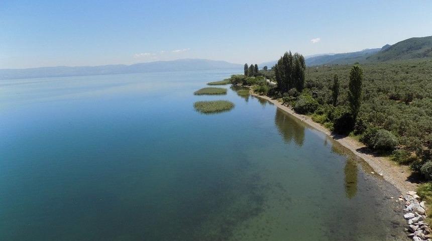 (&ouml;zel Haber) İznik G&ouml;l&uuml;&rsquo;n&uuml;n Manzarası B&uuml;y&uuml;ledi