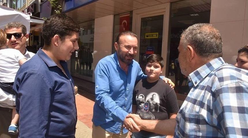 Başkan Doğan Esnaf Ve Vatandaşlarla Bayramlaştı