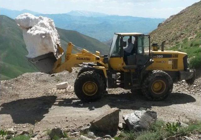 Haziran Ayında Karla Mücadele Çalışması