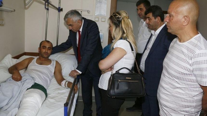 Gmis&rsquo;ten Hasta Ve Kazalı Ziyaretleri