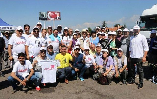 Kartal Belediye Başkanı Op. Dr. Altınok Öz Adalet Yürüyüşü’nde