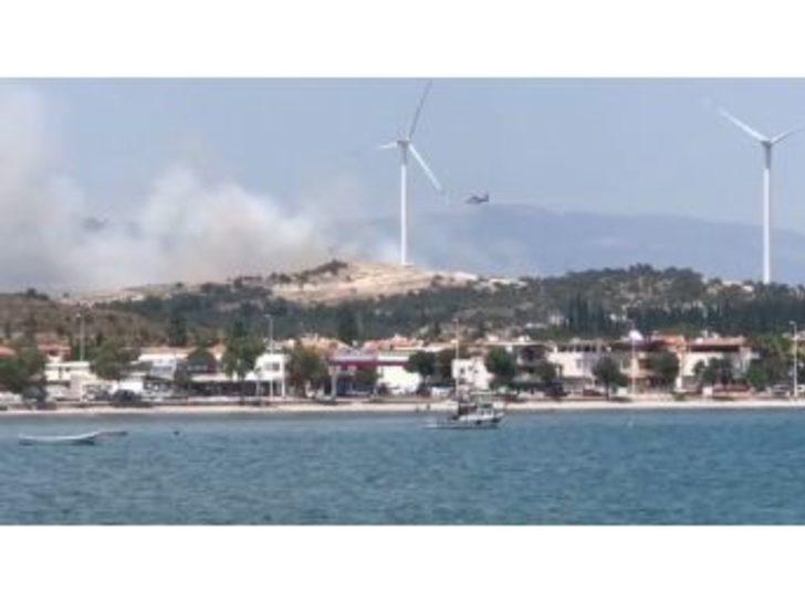 İzmir’de Ormanlık Alanda Yangın