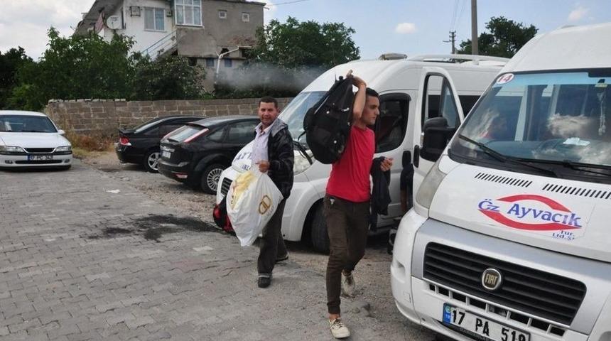 &Ccedil;anakkale&rsquo;de 58 Ka&ccedil;ak G&ouml;&ccedil;men Yakalandı