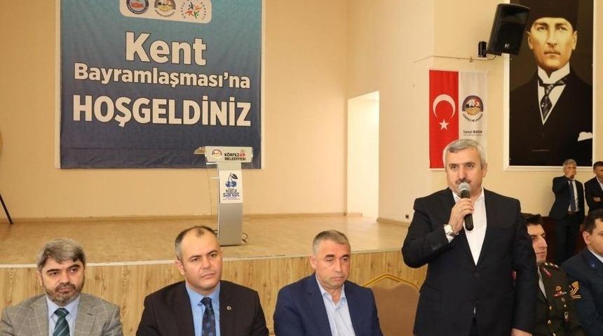 K&ouml;rfez&rsquo;de Kent Bayramlaşması Yapıldı