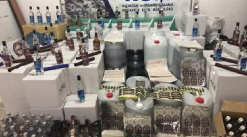 Antalya&rsquo;da Sahte İ&ccedil;ki İmalatına Baskın