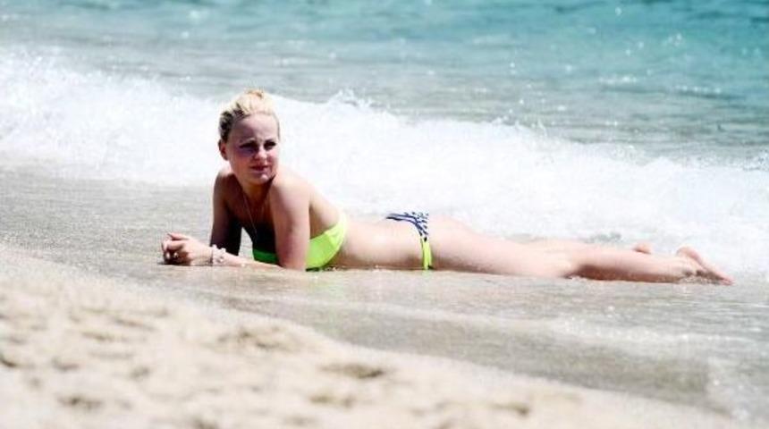 Alanya'da Plajlar Doldu