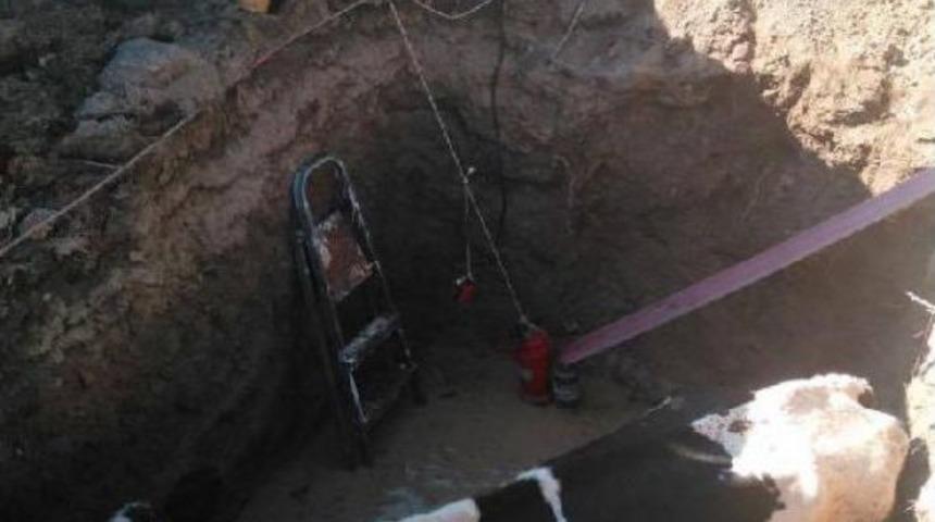 Kuyuya D&uuml;şen Ineği Itfaiye Kurtardı