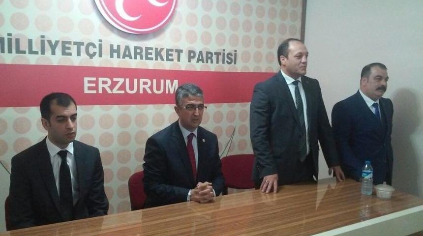 Mhp Erzurum&rsquo;da Bayramlaşma Programı