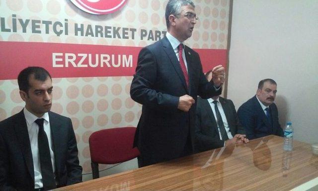 Mhp Erzurum’da Bayramlaşma Programı