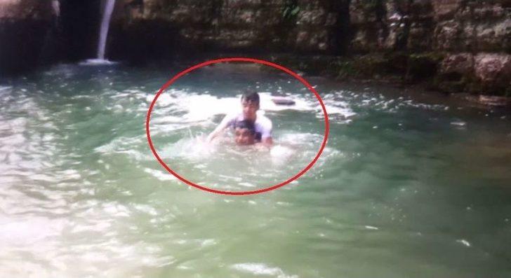 Şelalede Yüzerken Boğulma Anı Görüntülendi G4