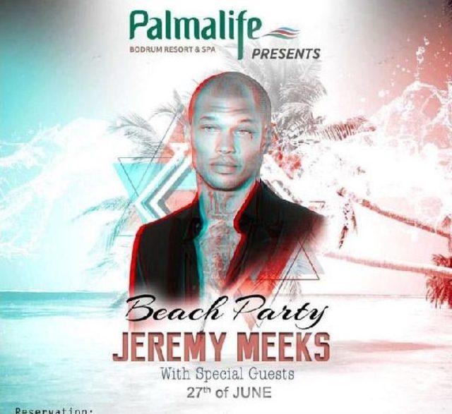 Sabıkalı Jeremy Meeks'ten Bodrum'da Tatil Keyfi