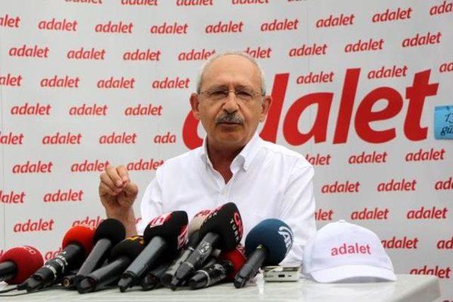 Kılıçdaroğlu: Adalet Için Yürüyoruz, Kimse Rahatsız Olmasın