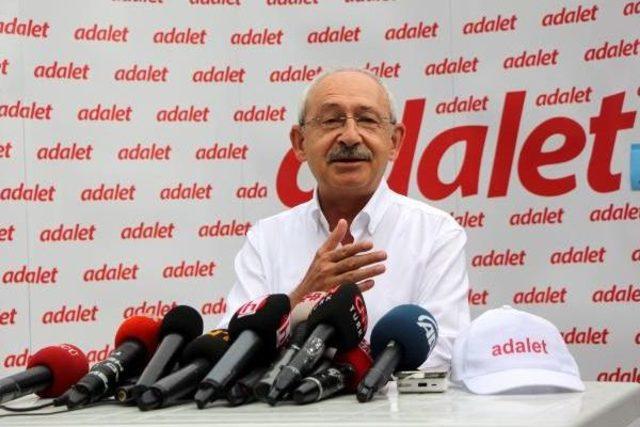 Kılıçdaroğlu: Adalet Için Yürüyoruz, Kimse Rahatsız Olmasın