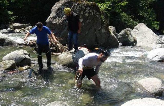 Derede Kaybolan Nehir Için Sosyal Medyadan Çağrı Yapıldı, 400 Kişi Yardıma Koştu