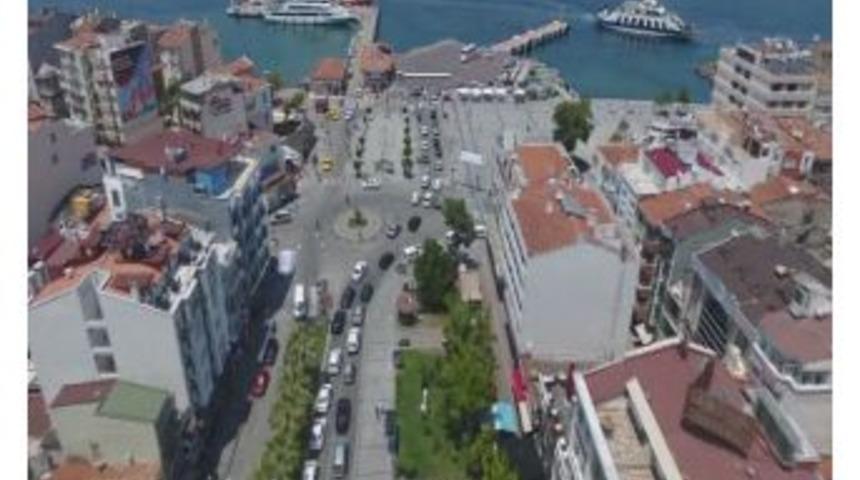 &Ccedil;anakkale&rsquo;de Bayram Yoğunluğu Drone İle G&ouml;r&uuml;nt&uuml;lendi