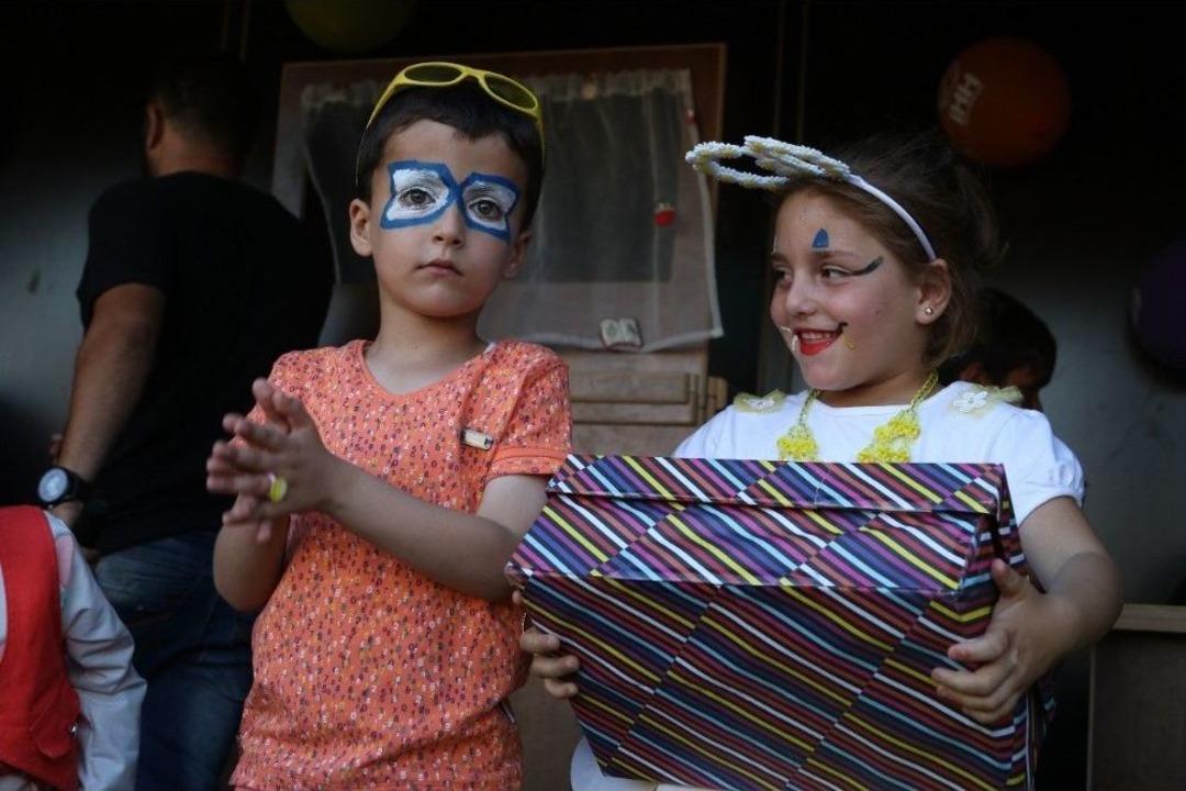 Bin 500 Suriyeli &Ccedil;ocuğa Bayram Şenliği