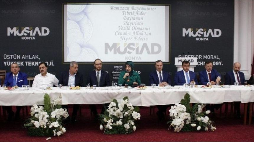 M&uuml;siad Konya Şubesi Bayramlaşma Programı İş Ve Siyaset D&uuml;nyasını Bir Araya Getirdi
