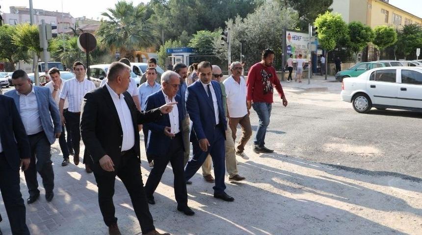 Genel M&uuml;d&uuml;r Coşkun, Akhisar&rsquo;daki Yağmursuyu Hattını İnceledi