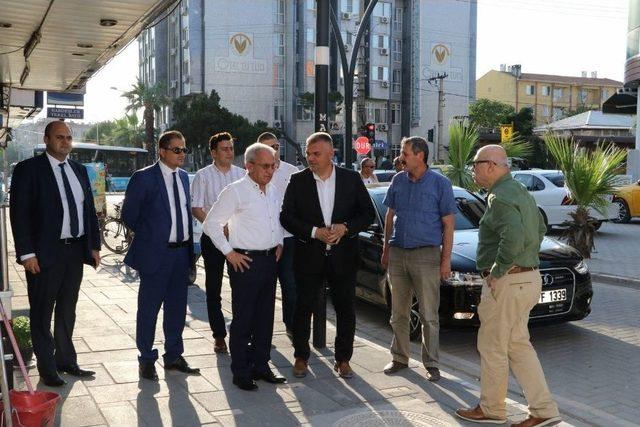 Genel M&uuml;d&uuml;r Coşkun, Akhisar&rsquo;daki Yağmursuyu Hattını İnceledi 2