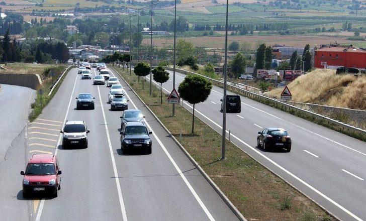 Tatilciler Dönüş Yolunda, Tekirdağ’da Trafik Felç G4