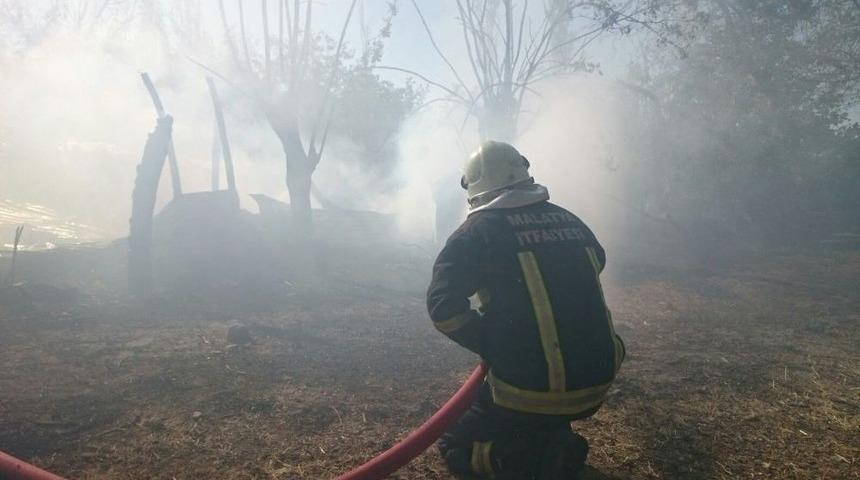 Malatya’da Korkutan Yangın