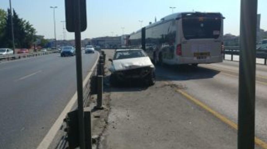 (&ouml;zel Haber) Metrob&uuml;s Yolunda İlgin&ccedil; G&ouml;r&uuml;nt&uuml;