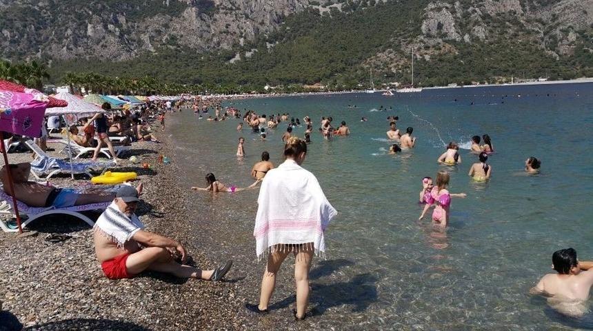 Milas&rsquo;ta Sahiller Dolup Taştı