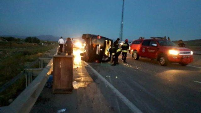 Erzurum’da Trafik Kazası: 8 Yaralı