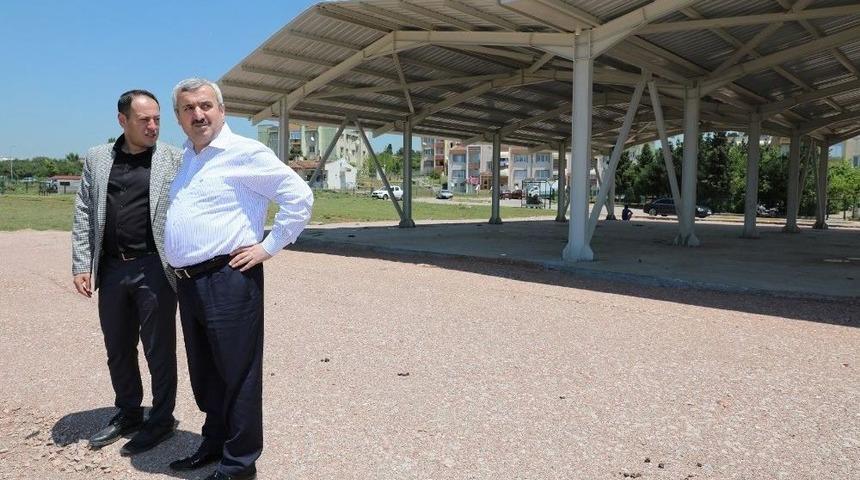 Başkan Baran Kapalı Pazar Yerini İnceledi