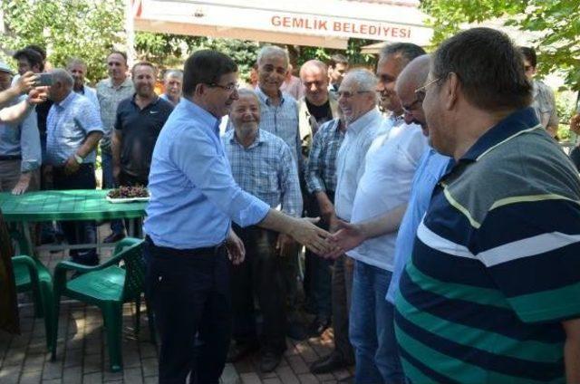 Davutoğlu’Ndan Gemlik’E Akraba Ziyareti