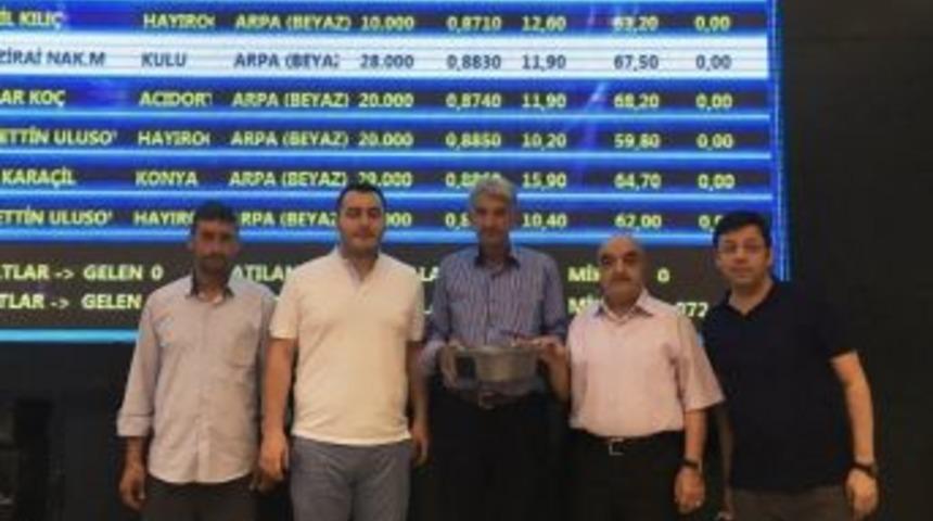 Konya Ovası&rsquo;nın İlk Mahsul&uuml; Ktb&rsquo;de İşlem G&ouml;rd&uuml;