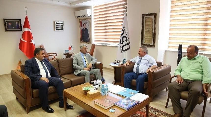 Başkan &Ccedil;elik, Kayseri Osb&rsquo;nin Y&ouml;netimini Ziyaret Etti