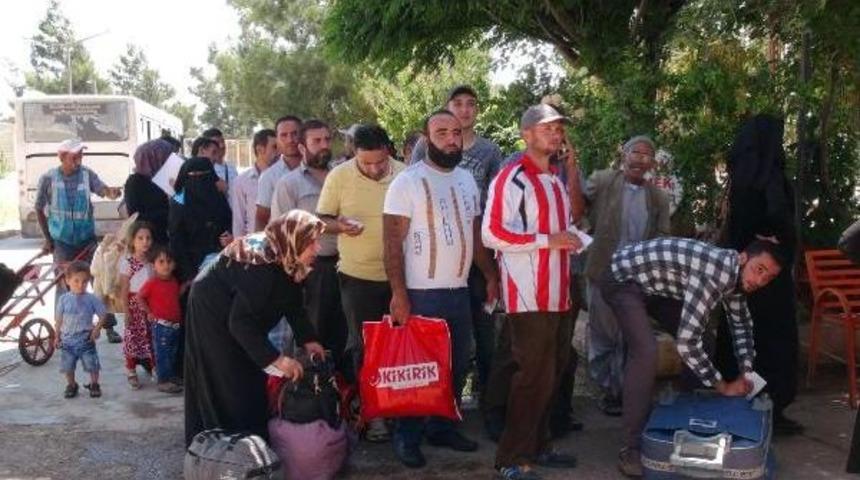 Suriyeliler Bayram Ziyaretinden Dönmeye Başladı