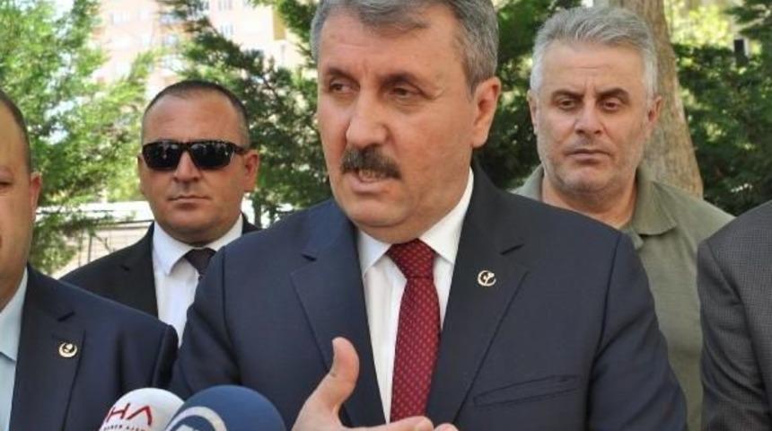 Destici: Chp'nin Çözümü Mecliste Araması Lazım