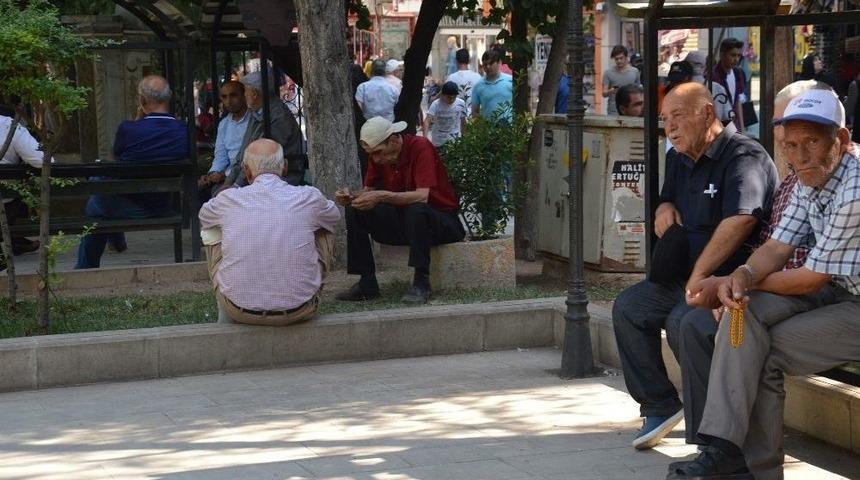 Sıcaklardan Bunalan Soluğu Parkta Aldı